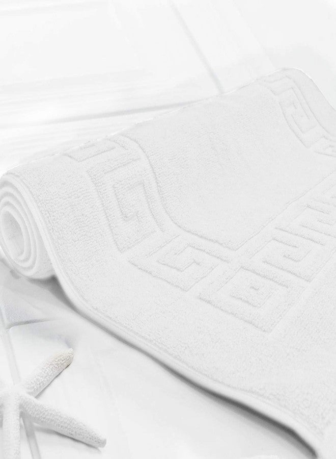 AYUS 780 GSM Pure Cotton Bath/Door Mat Luxury Hotel & Spa Quality, Ringspun Cotton, Maximum Softness & Absorbency 30 x 20 (in Inches)/(51 x 76 cm)(White) - Image 4