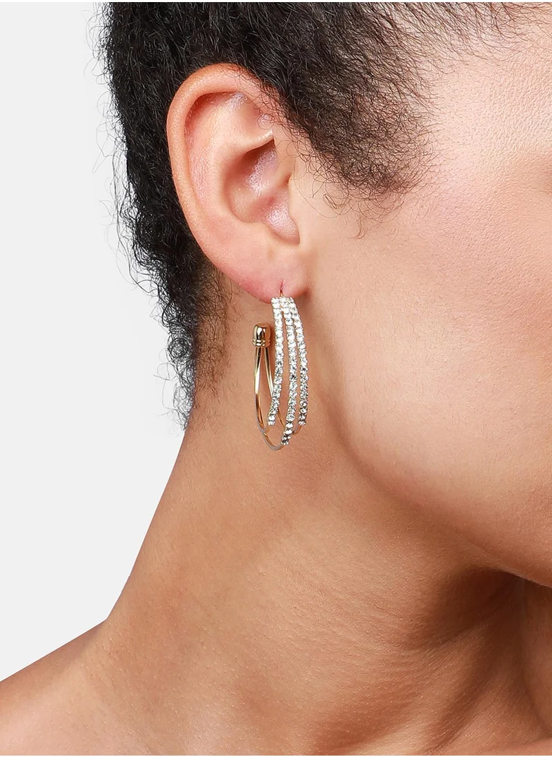 SOHI Western Hoop Earrings