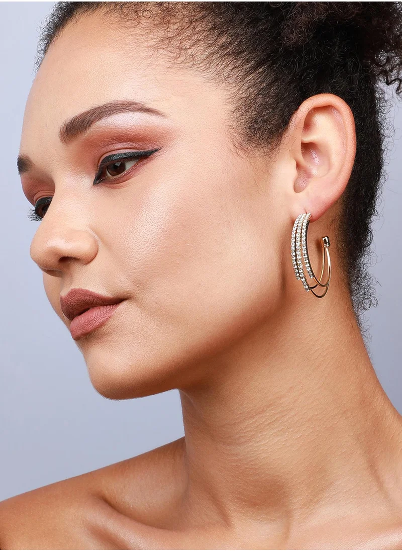SOHI Western Hoop Earrings