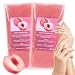 MAQIHAN Paraffin Wax for Hand and Feet 2 Pack Paraffin Wax Refills Peach Scented for Dry Skin Hydration Nourish Suitable Salon Home Foot Spa And Hand Spa - Image 2