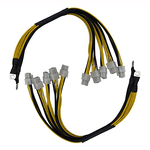 Onyehn 6Pin PCIE Mining Power Supply Connector Cable 40cm,for Bitmain Antminer APW7 + APW3 PSU L3 D3(2 Pack) - Image 1