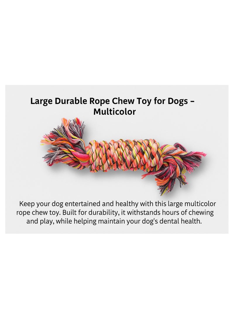 Durable Multicolor Rope Chew Toy for Dogs