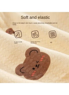 MIXDE 25 Pieces Newborn Baby Gifts Set Baby Girl Boys Gifts Premium Cotton Baby Clothes Accessories Set, 0-3 month, brown  - Image 4