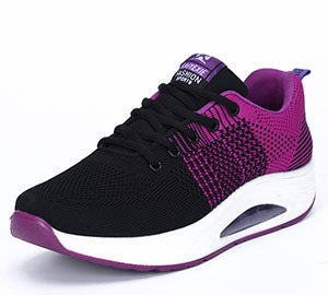Generic Breathable Low-Top Dance Sneakers with Air Cushion Purple