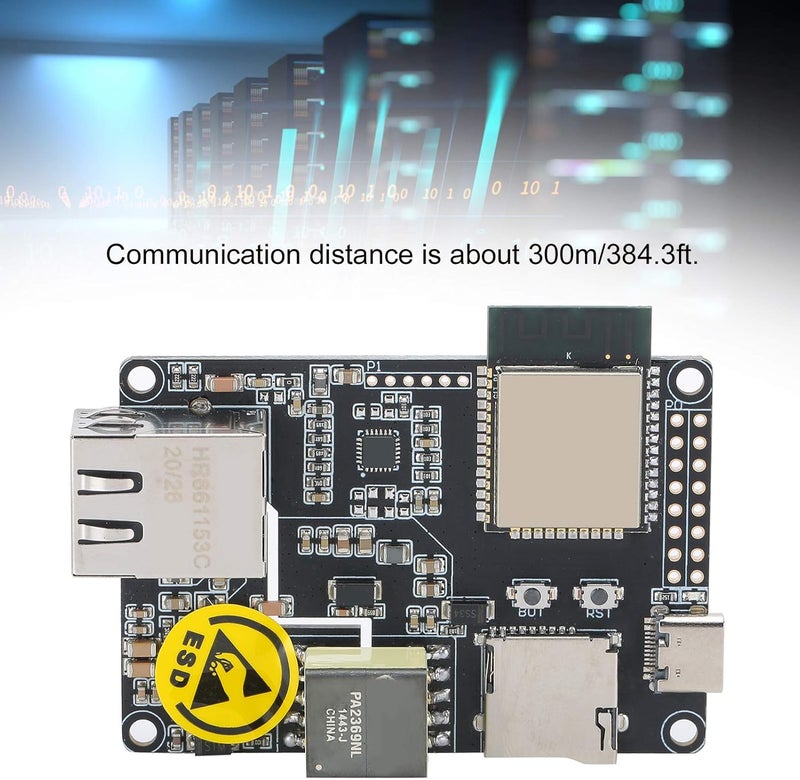 klarako Ethernet Adapter Hardware, Ethernet Adapter, T Internet POE ESP32 Ethernet Adapter Expansion Board, LAN8720A Chip Ethernet Adapter Expansion Card, for Printed Circuit Board - Image 3