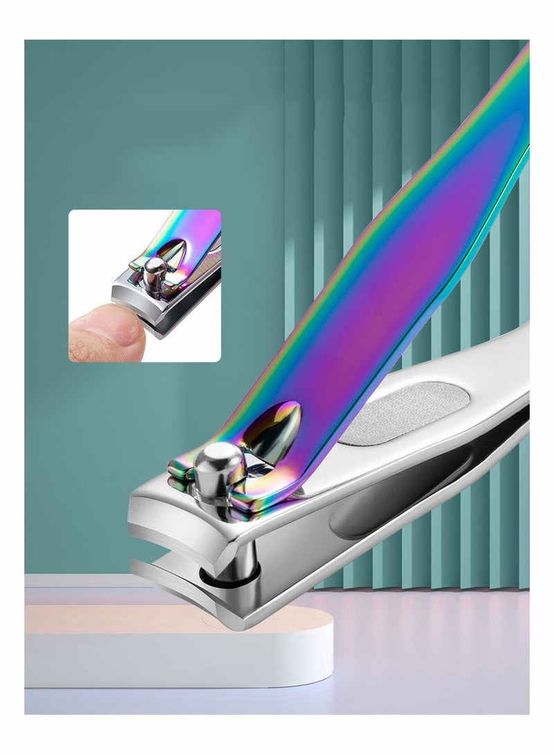 Colorful Mermaid Nail Clipper Set with File Unique Gifts for Women Perfect for Festivals Birthdays and Stocking Stuffers - Image 2