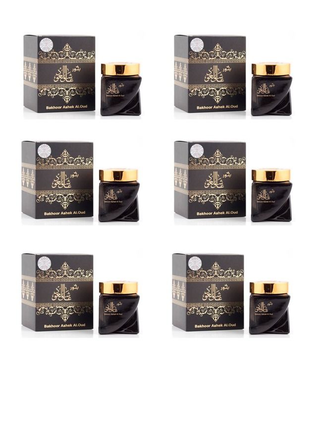 AL MAS Bkhoor Ashek Al Oud 6*30g - Image 3