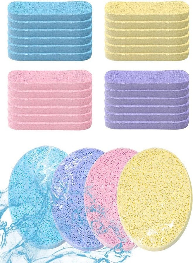 Aternal Facial Sponge for Estheticians, 8 Pieces - Professional Makeup Removal Sponge Pads, Round Facial Sponges, Cleansing, Deep Pore Cleaning - Image 1