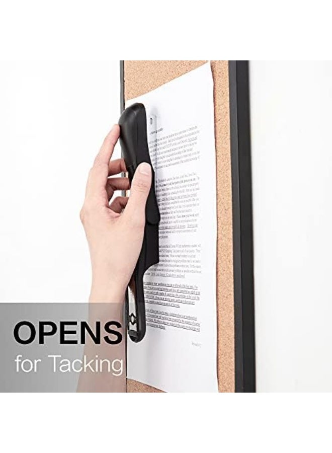 Deli Stapler Value Pack, Desktop Standard Staplers, 20 Sheet Capacity, Includes Staples & Staple Remover, Black - Image 4