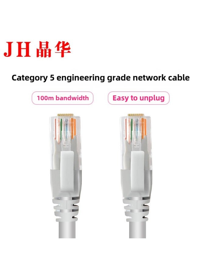 Direct Super Five Types Of Unshielded Network Cable CAT5 Set-top Box Router Computer Connection Network Jumper-Color:Grey-Line Length:1.5 M  - Image 4