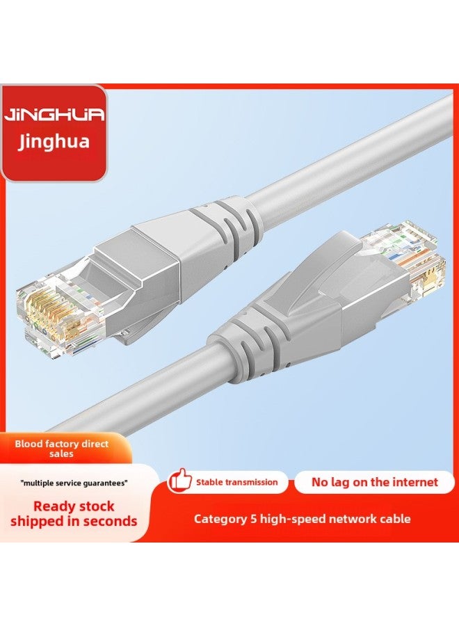 Direct Super Five Types Of Unshielded Network Cable CAT5 Set-top Box Router Computer Connection Network Jumper-Color:Grey-Line Length:1.5 M  - Image 2