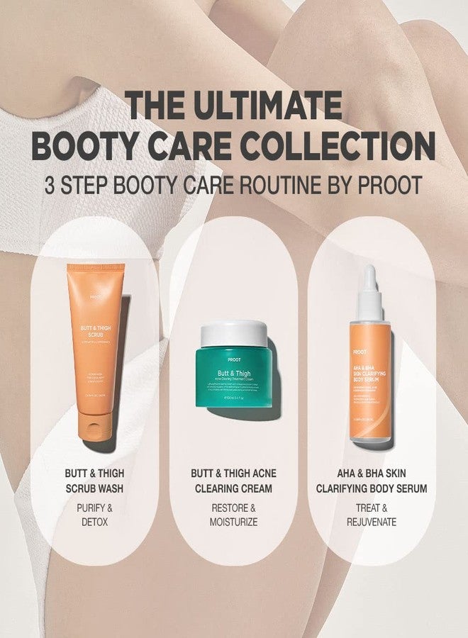 Proot Butt Acne & Ingrown Hair Treatment Serum | AHA & BHA Butt Acne and Ingrown Hair Treatment For Bikini Area | Get rid of Butt Acne, Ingrown Hair, Back Acne, Strawberry Legs, KP and Razor Bump | After Waxing Skin Care | Glycolic and Salicylic Acid Body Serum For Ingrown Hair, Butt and Back Acne Treatment Strawberry Legs | Ingrown Hair Cyst Treatment Formula for All Skin Type | Formulated with Centella Asiatica, Green Tea, Rosemary and Natural Ingredients | 1.69 oz - Image 3