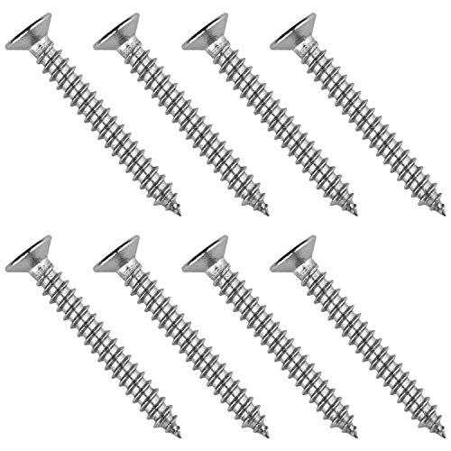 EXCELFU 4 Pieces Stainless Steel Ceiling Hook 3.1 inch Pad Eye Plate Marine Hardware Staple Hook Loop Screws Mount - Image 4