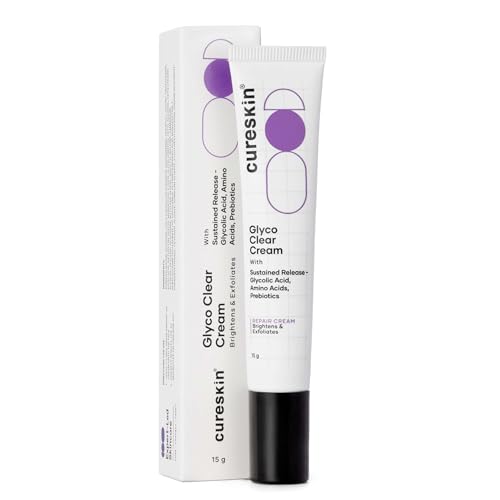 Cureskin Glyco Clear Cream Repair Cream with Sustained Release Glycolic Acid Amino Acids and Prebiotics - Image 1