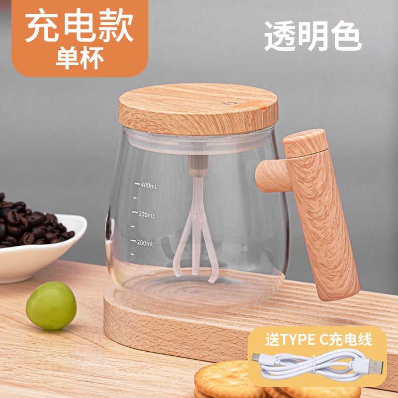 Japanese-Style Automatic Mixing Cup – 400ML Electric Mug for Coffee and Milk - Image 1