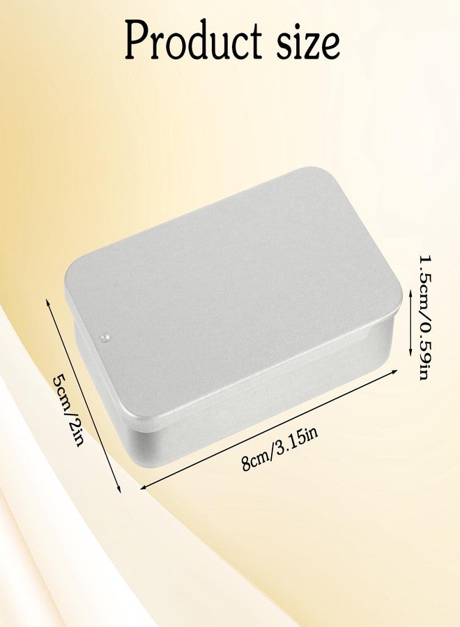 WY LIGHTING LEVEL 3 Pcs Small Dental Floss Case Metal Portable Compact Pick Dispenser Tin Sliding Refillable Flosser Organizer Box Mini Holder for Pill Oral Care Travel Hotels Dating Dinners Teeth Cleaning - Image 2