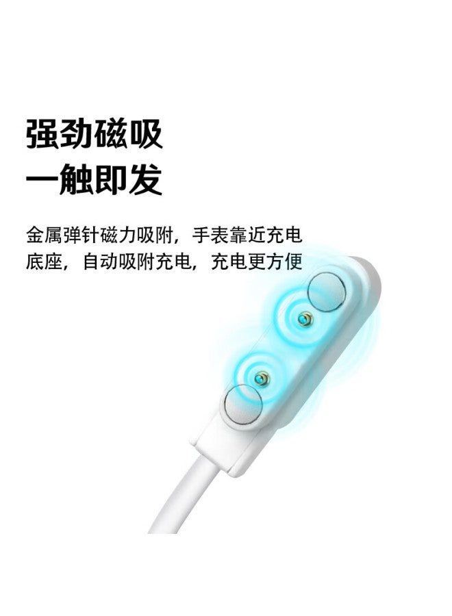 Masentek Charging Cable For Kids Smartwatch Lovepercent Magnetic Charger Cable For Angelguard Joyplus Smartwatch 4mm Spacing 2 Pin Contact Universal - Image 2