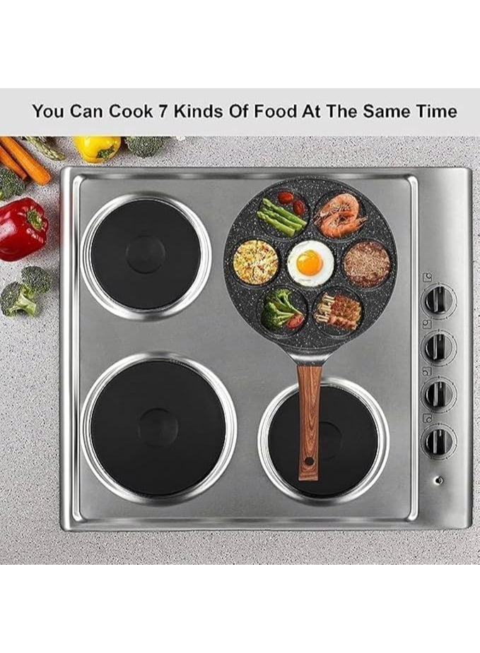 Non-stick pancake pan with a circular design, ideal for pancakes, crepes, omelets and easy to clean. - Image 4