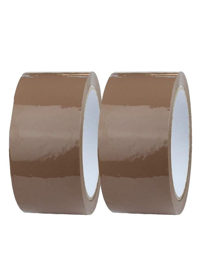 Royal Apex Brown Packaging Tape For Parcels And Boxes Pack Of 2  - Image 1