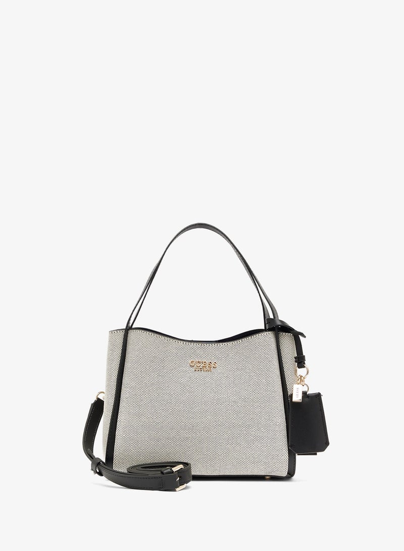 GUESS Nicolette Small Girlfriend Satchel Bag - Image 1