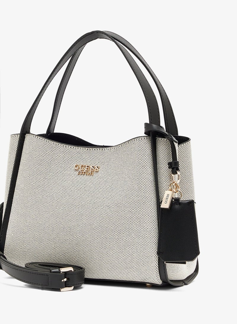 GUESS Nicolette Small Girlfriend Satchel Bag - Image 5