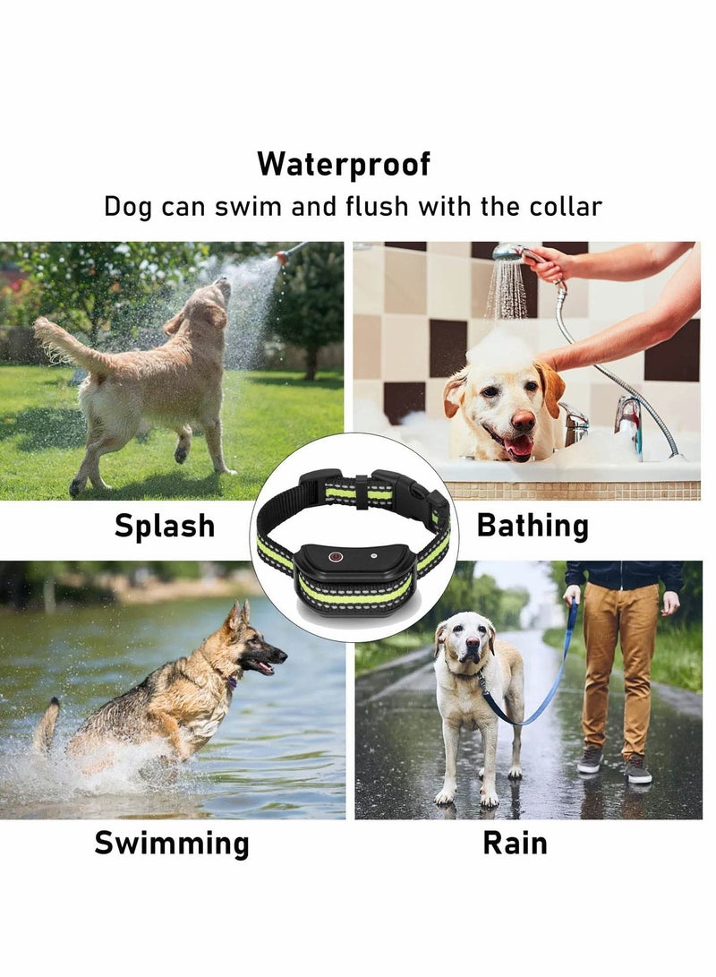Excefore Dog Training Collar, Waterproof Dog Collar, Remote Control Dog Training Collar No Shock Rechargeable Training Collar with Strong Vibration Beep, 400 meters Remote Range Adjustable Vibration Levels - Image 2