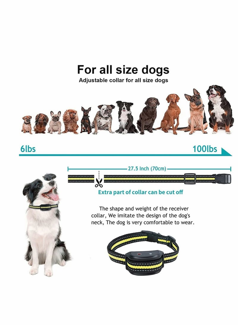 Excefore Dog Training Collar, Waterproof Dog Collar, Remote Control Dog Training Collar No Shock Rechargeable Training Collar with Strong Vibration Beep, 400 meters Remote Range Adjustable Vibration Levels - Image 5