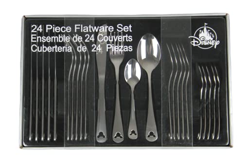 Disney Theme Park Exclusive Mickey Icon 24 Piece Flatware Set - Image 4