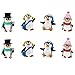 MAOMIA 8 Pcs Cute Penguin Figures Mini Penguin Figurines Collection Playset Cake Topper Fairy Garden Party Decoration - Image 2