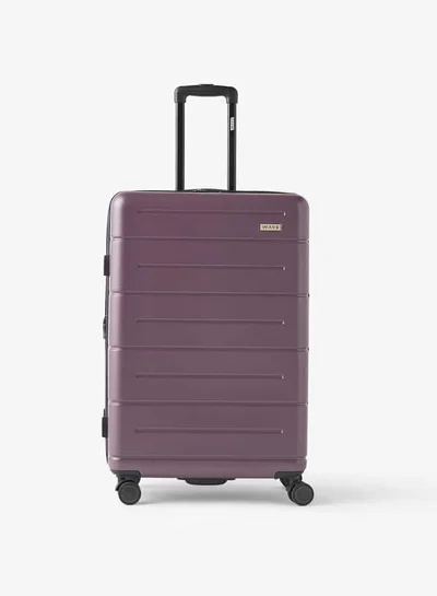 وايف Textured Hardcase Luggage Trolley Bag with Retractable Handle