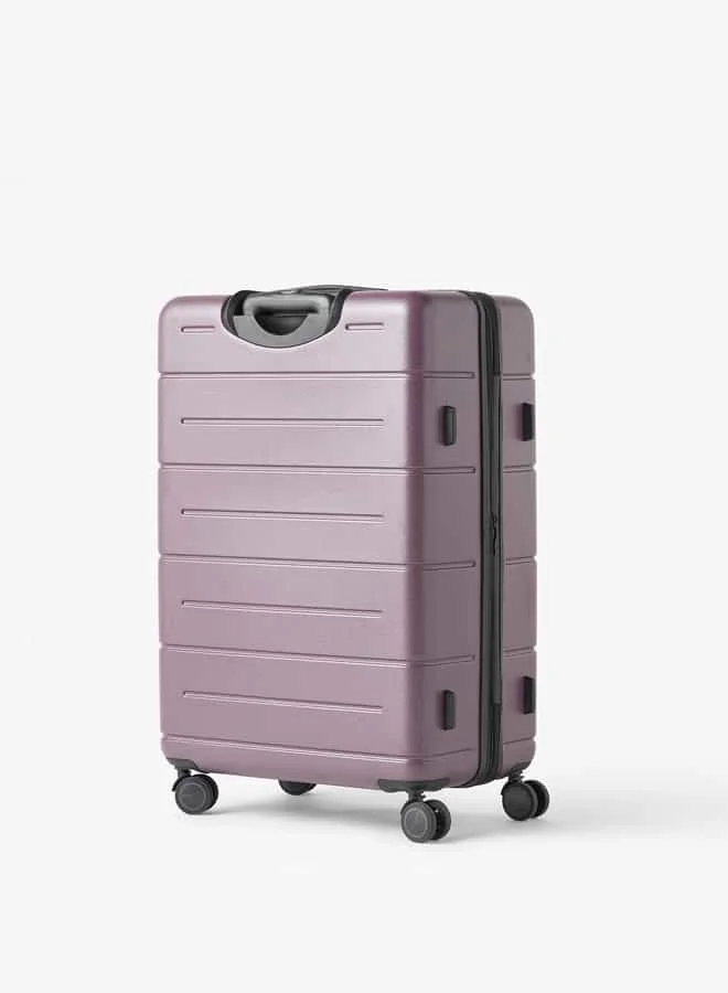 Wave Textured Hardcase Luggage Trolley Bag with Retractable Handle