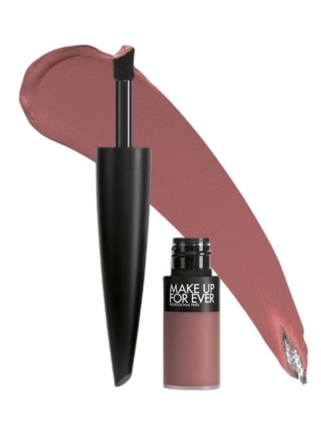 ميك اب فور ايفر أحمر شفاه سائل مطفي يدوم 24 ساعة من ميك أب فور إيفر، لون روج أرتيست فور إيفر، 4.5 مل - لون 194، خشب الورد الخالد (خشب الورد الطبيعي) - لون شفاه مطفي مريح، مقاوم للبقع، غني بالتصبغ - Image 1