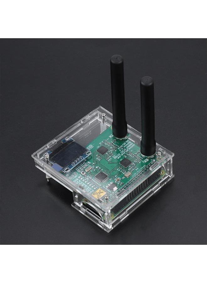 Thoraya Duplex Hotspot Module Antenna Case Kit For MMDVM Raspberry Pi DIY OLED (Transparent Shell)  - Image 4