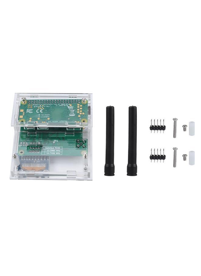 Thoraya Duplex Hotspot Module Antenna Case Kit For MMDVM Raspberry Pi DIY OLED (Transparent Shell)  - Image 1
