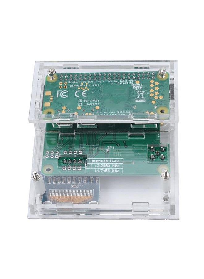 Thoraya Duplex Hotspot Module Antenna Case Kit For MMDVM Raspberry Pi DIY OLED (Transparent Shell)  - Image 2