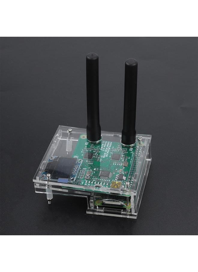 Thoraya Duplex Hotspot Module Antenna Case Kit For MMDVM Raspberry Pi DIY OLED (Transparent Shell)  - Image 5