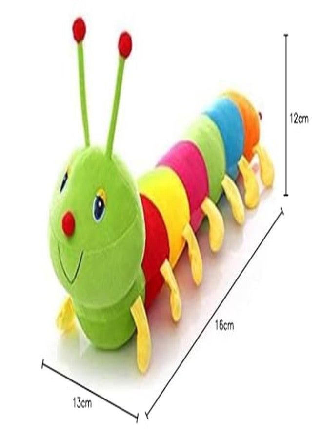 Future Shop Cute Detective Cartoon Character Soft Stuffed Plush Animal Toy for Kids Home Room Decoration (Caterpillar) - Image 3