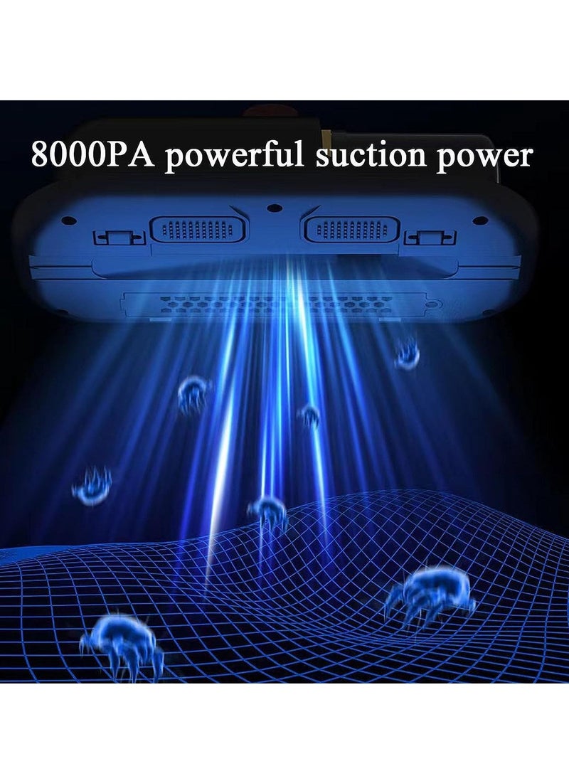 Excefore Bed Vacuum Cleaner Upgraded Cordless UV Vacuum Cleaner, Handheld deep Mattress Vacuum Cleaner, Effectively Cleans Bedding, Sofas, Carpets and Other Fabric Surfaces - Image 4