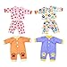 UNICORN ELEMENT 4Pcs Alive Baby Doll Clothes for 1012 Inch4 Set Baby Doll Clothes Accessories Fit for 101112 InchNot Dolls - Image 2