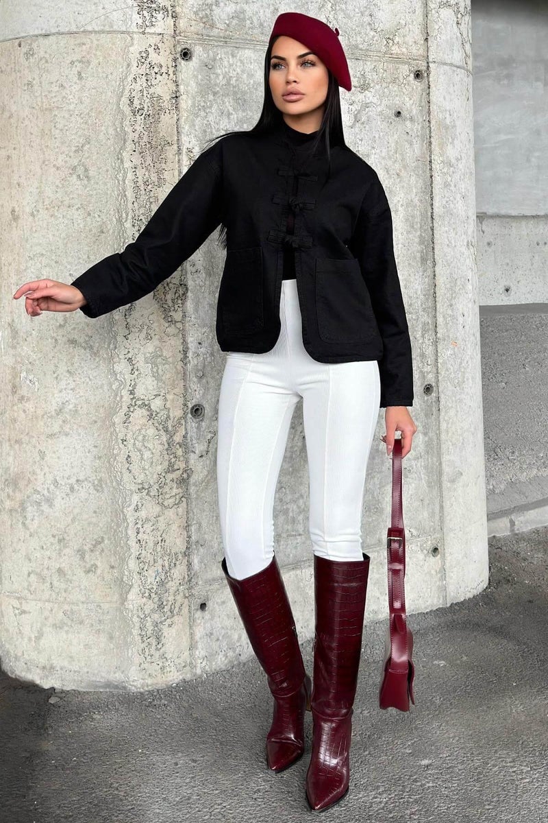 Weshaya Jacket Women Black - Image 3