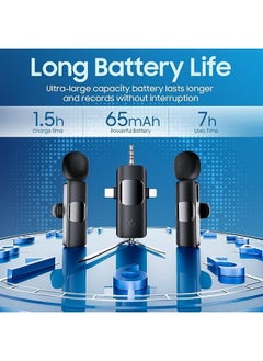 Generic Wireless Lavalier Microphone, Mobile Video Recording 2.4G Noise Reduction Mini Microphone for Live Video, Recording Vlog, Interview, Online Classroom  - Image 3