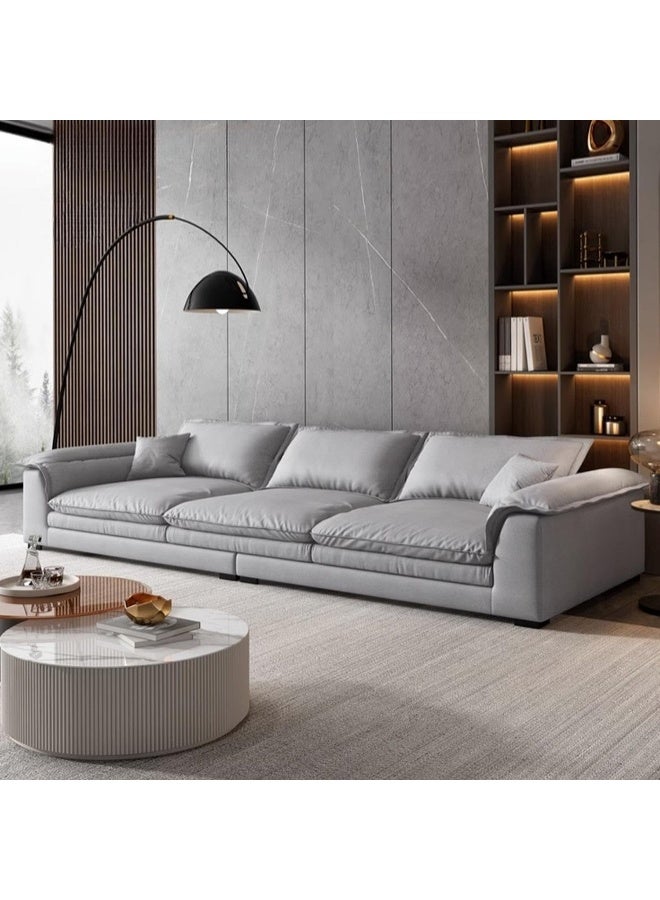 Comfynest Comfynest 30'' Grey Tech Cloth Wood Frame Sofa With Stain Resistant Feature  - Image 1