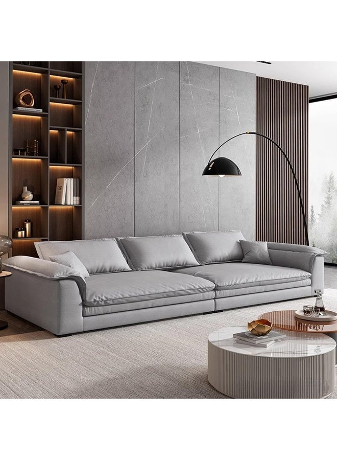 Comfynest Comfynest 30'' Grey Tech Cloth Wood Frame Sofa With Stain Resistant Feature  - Image 3