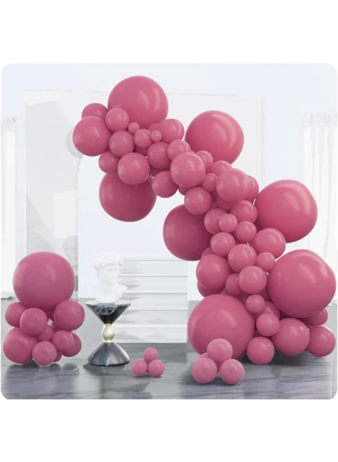 Goldedge – 100 PC Bubble Gum Pink Latex Balloons, 12 Inch Soft Pastel Balloons for Baby Showers, Birthdays & Event Styling - Image 3