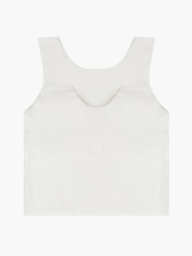 Styli Teen Girls Scalloped Hem Vest with Light Padding - Image 1