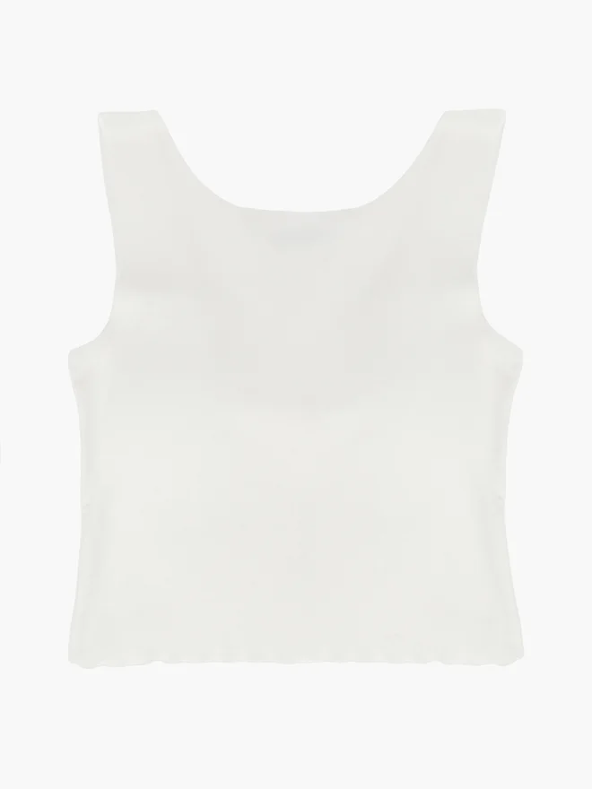 Styli Styli Teen Girls Scalloped Hem Vest with Light Padding