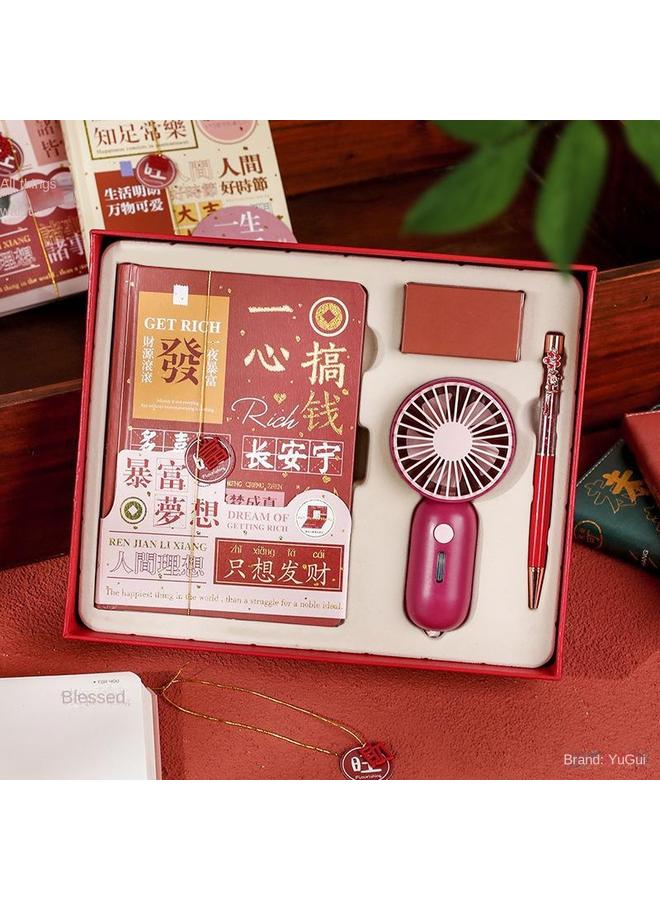 Bluejw Future Handbook Gift Box Suit Color Page Illustration Notebook Cute Girl's Heart Retro Style Notepad - Image 3