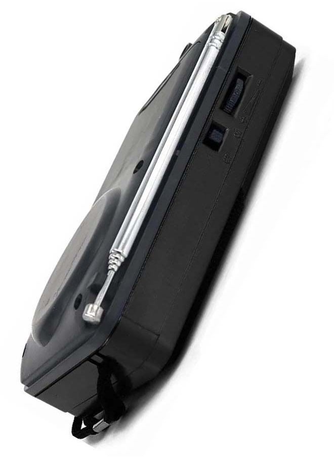 Joc - Portable Fm Radio, Stereo Sound, Strong Pure Signal, Tuned Into A Flash, A Memory - Black - Image 1