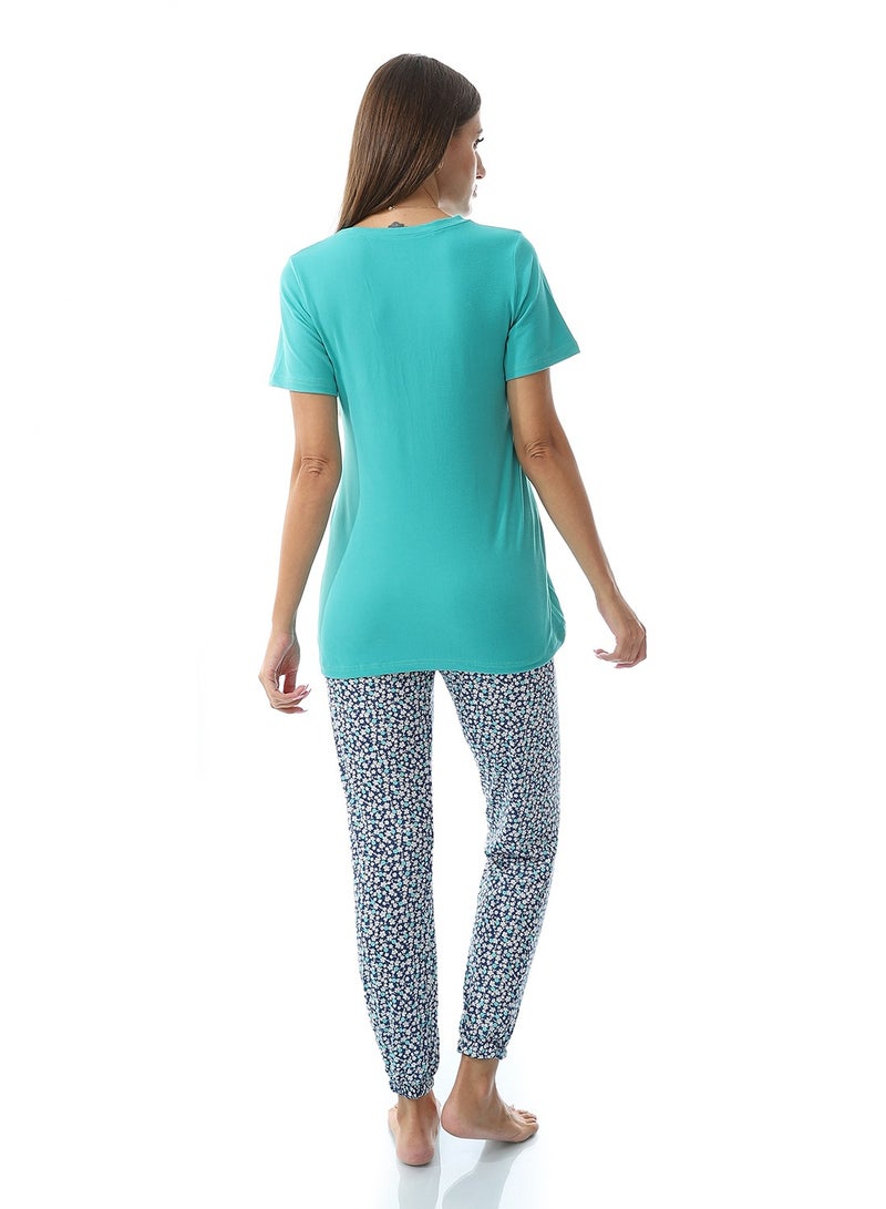 سيزار بيجامة حريمي نصف كم - Image 4