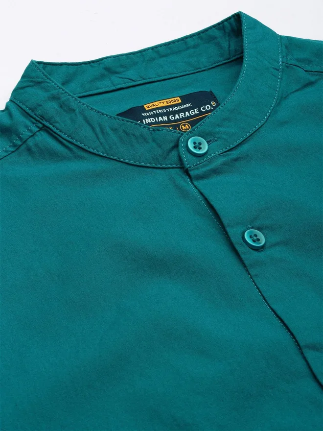 The Indian Garage Co Men Regular Fit Solid Shirt